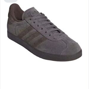 Adidas (Men's) Charcoal Brown Gazelle Sneakers